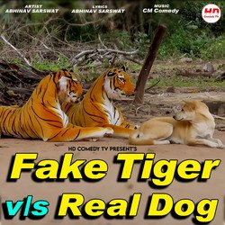 Fake Tiger vs. Real Dog-HjcxfDtaAHU