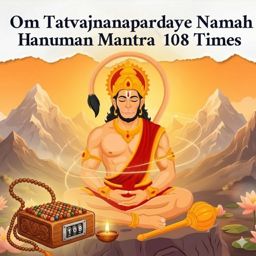 Om Tatvajnanapardaye Namah Hanuman Mantra 108 Times
