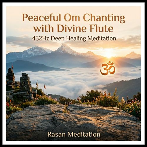 Peaceful Om Chanting with Divine Flute | 432Hz Deep Healing Meditation