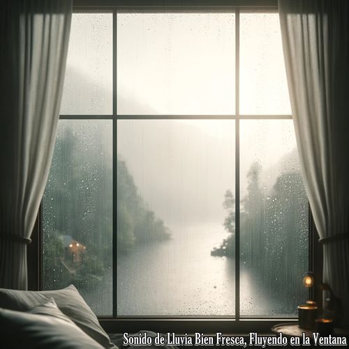 Sonido de Lluvia Bien Fresca, Fluyendo en la Ventana