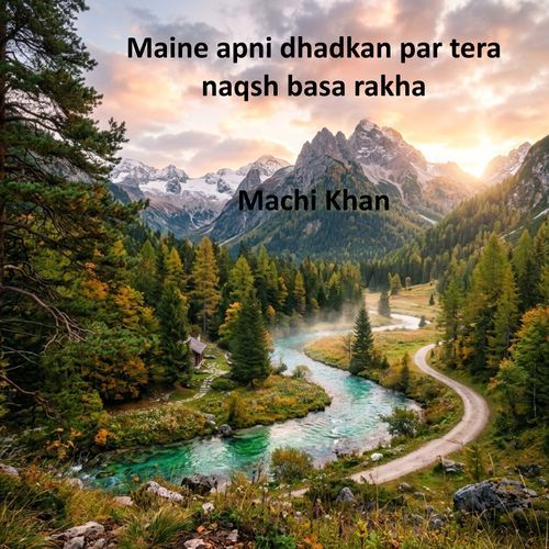 Maine apni dhadkan par tera naqsh basa rakha