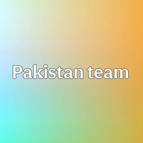 Pakistan team