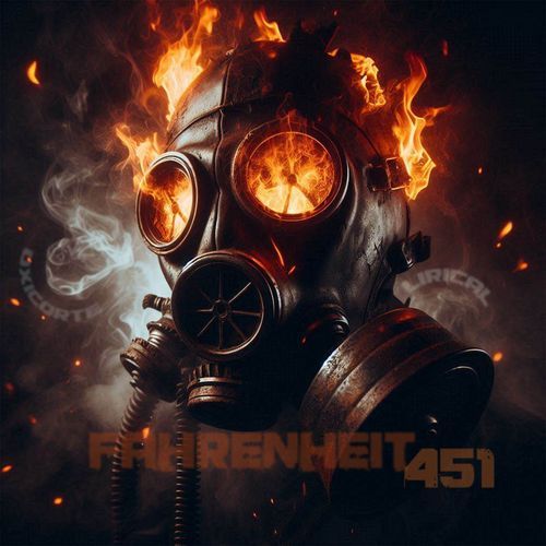 Fahrenheit 451 cover art