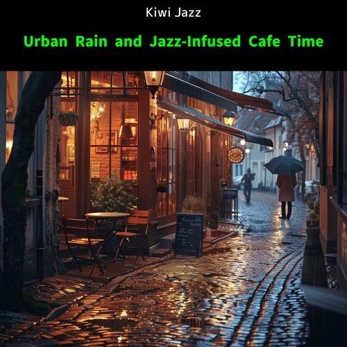 Urban Rain and Jazz-Infused Cafe Time