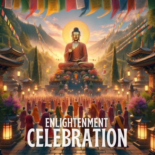 Enlightenment Celebration: Buddhist Festival, Journey of Awakening, Eternal Peace, Buddha&#039;s Blissful_poster_image