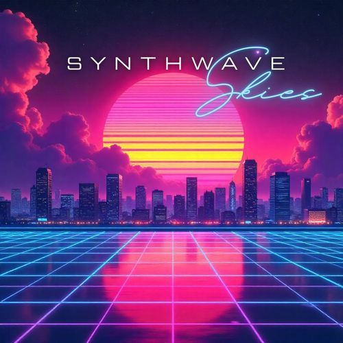 Synthwave Skies: Dance with Digital Shadows_poster_image