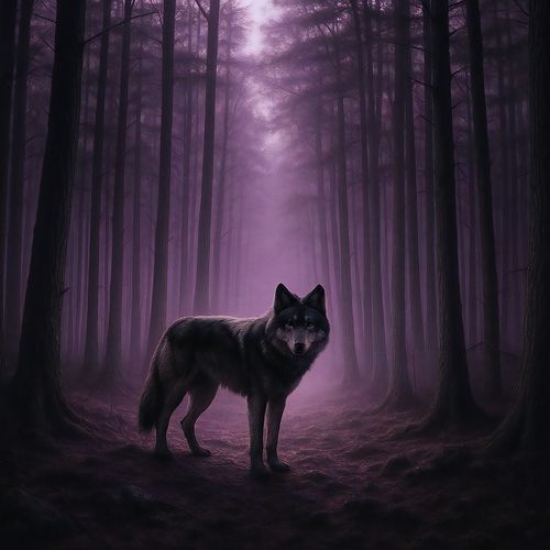 Wolf Purple Eyes cover art