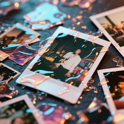 Melted Polaroids