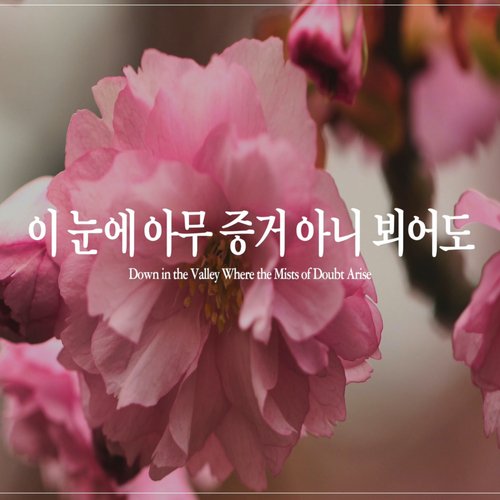 이 눈에 아무 증거 아니 뵈어도 Down in the Valley Where the Mists of Doubt Arise