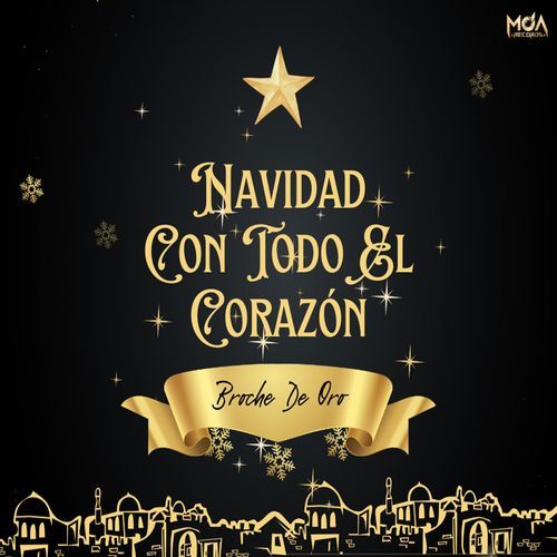 Navidad con Todo el Corazón Broche de Oro