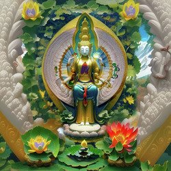 Avalokiteshvara Mantra  Ekam Evadviteeyam-AAknQDBKD0U