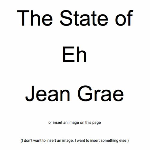 The State of Eh. A Read Along Album Book Thing. By Jean Grae._poster_image