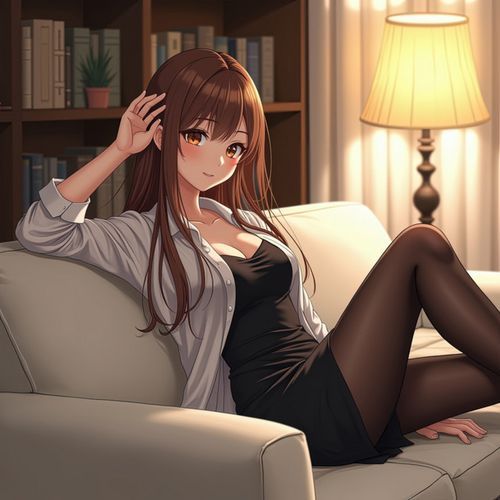 Her Gaze Between Two Chapters cover art