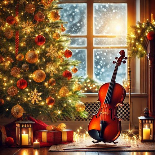 Beautiful Christmas Violin (Cozy & Calm, Relaxing Music)_poster_image