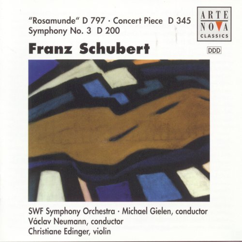 Schubert: Rosamunde, Concert Piece For Violin And Orch., Symphony No. 3_poster_image