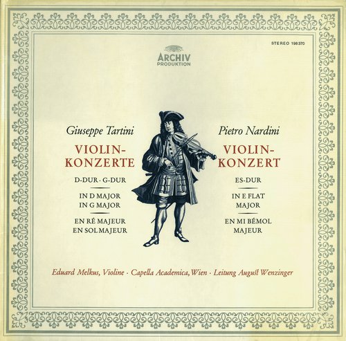 Tartini: Violin Concertos In D Major &amp; G Major / Nardini: Sonata In D Major; Violin Concerto In E Flat Major_poster_image