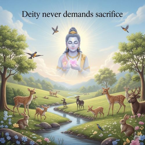 Deity Never Demands Sacrifice