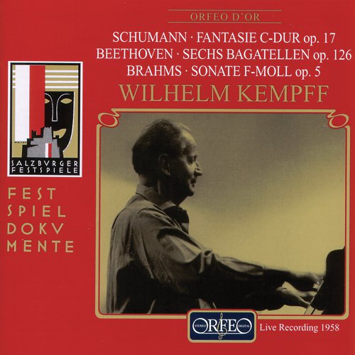 Schumann, Beethoven & Brahms: Works for Solo Piano (Live)