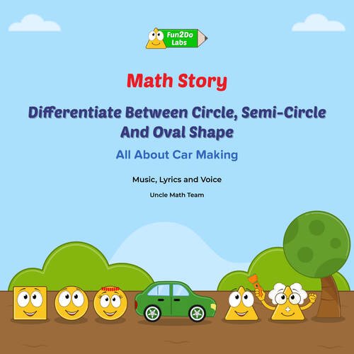 Differentiate Between Circle, Semi-Circle And Oval Shape