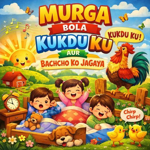 Murga Bola Kukdu Ku Aur Bachcho Ko Jagaya