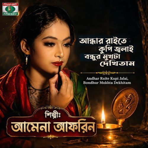 Andhar Raite Kupi Jalai Bondhur Mukhta Dekhitam