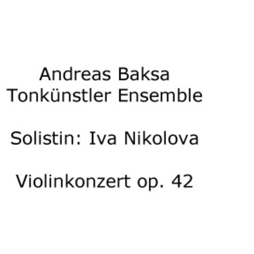 Andreas Baksa: Violinkonzert op. 42