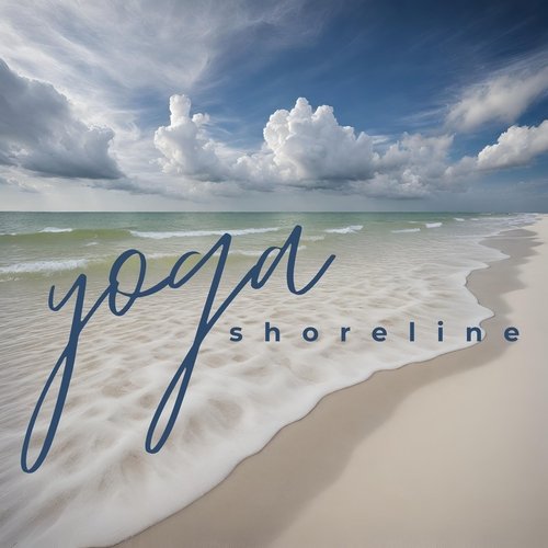 Yoga Shoreline: Guitar Serenade with Gentle Water Sounds for Yoga Routine_poster_image