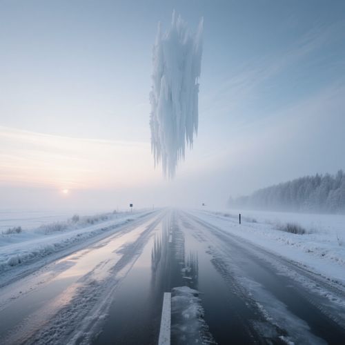 Frozen Roads Till Morning