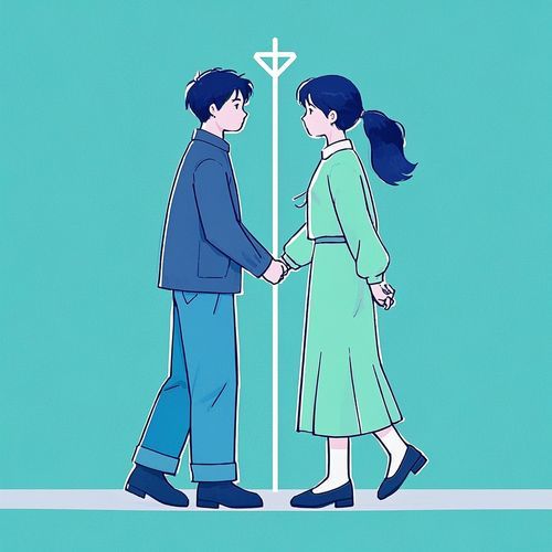 Crossed line cover art