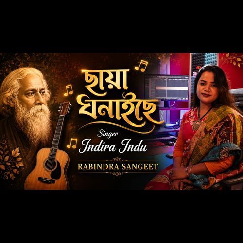 ছায়া ঘনাইছে|| Chhaya Ghanaichhe || Rabindra Sangeet || Indira Indu || Sourav Ghosh ||