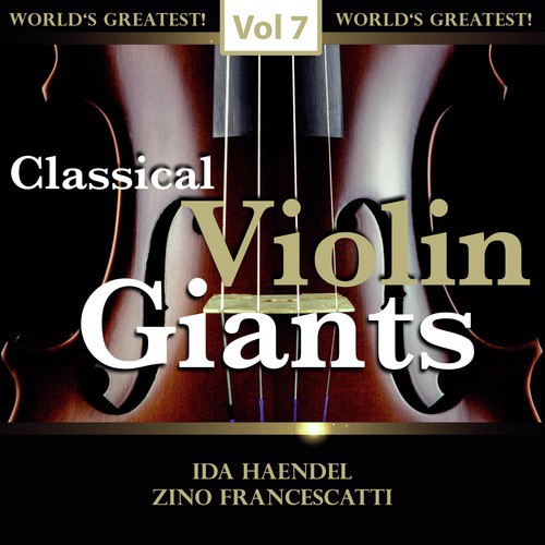 Concerto for Violin and Orchestra No. 1, in G Minor, Op. 26: II Adagio