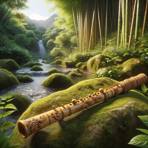 Asian Flute with Nature_poster_image