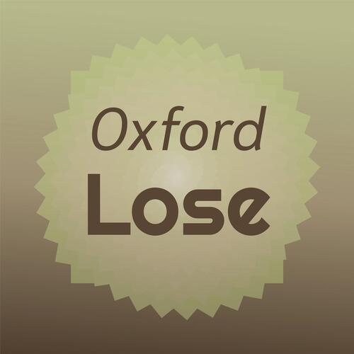 Oxford Lose cover art
