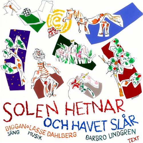 Solen Hetnar Och Havet Slår