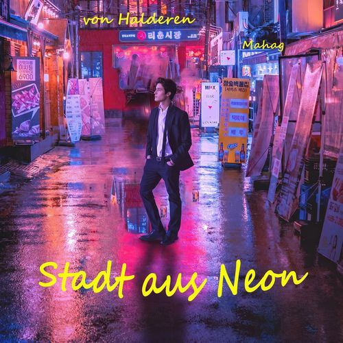Stadt aus Neon