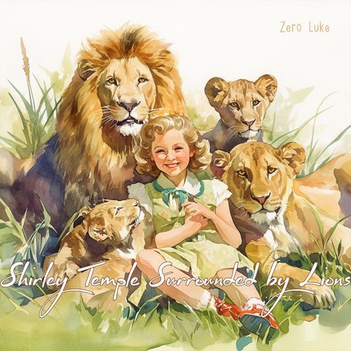 Shirley Temple Surrounded by Lions cover art
