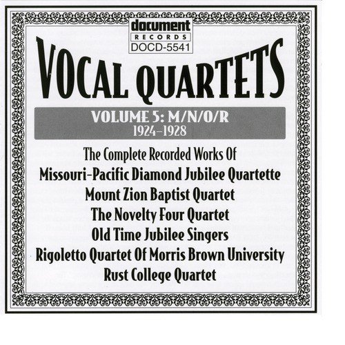 Vocal Quartets Vol. 5 M/N/O/R (1924-1928)