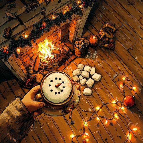 Ember Melodies: Fireside Christmas_poster_image