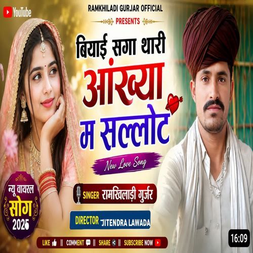 बियाई सगा थारी आंख्या म सल्लोट