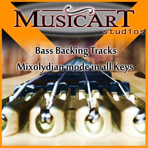 G Mixolydian Backing Track for Bass, Vintage Rock cover art