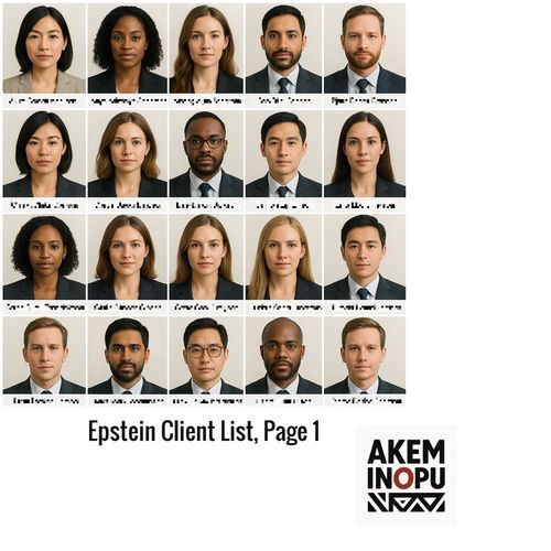 Epstein Client List, Page 1 cover art