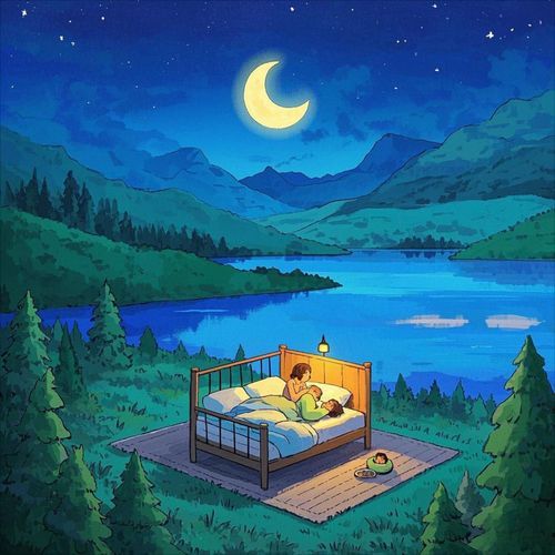 晚安宝贝 (宝贝哄睡神曲+助眠) cover art