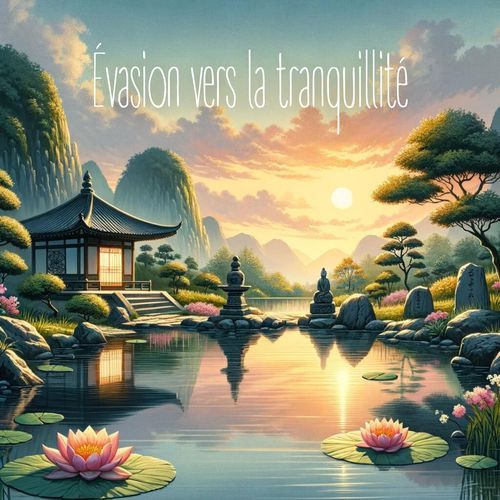 Évasion vers la tranquillité: Jardin zen pour les nuits blanches_poster_image