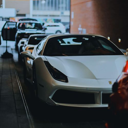 white ferrari_poster_image