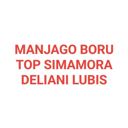 Manjago Boru cover art