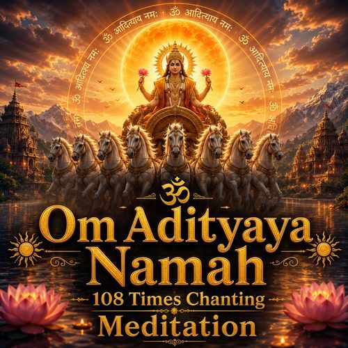Om Adityaya Namah 108 Times Chanting Meditation
