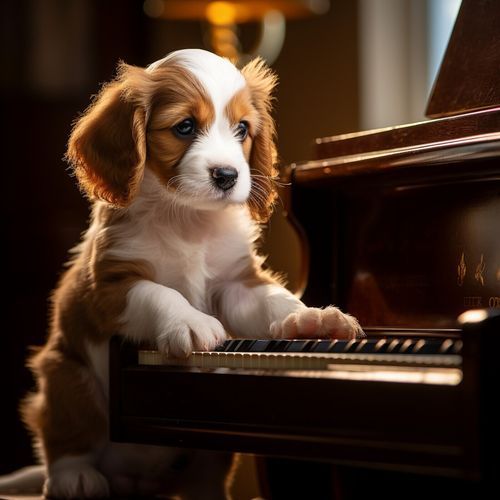 Cheerful Tunes Dog Piano cover art