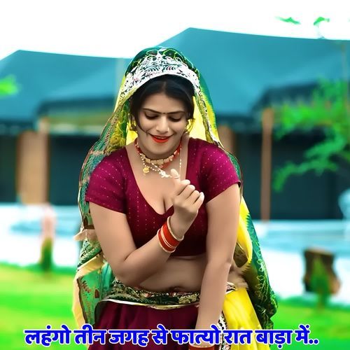लहंगो तीन जगह से फात्यो रात बाड़ा में