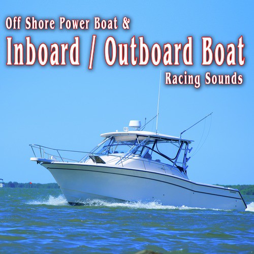Inboard / Outboard Boat Passing by Fast from Right to Left Take 4