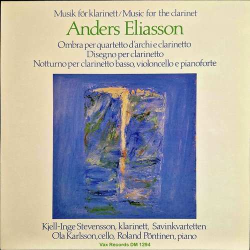 Eliasson: Music for the Clarinet